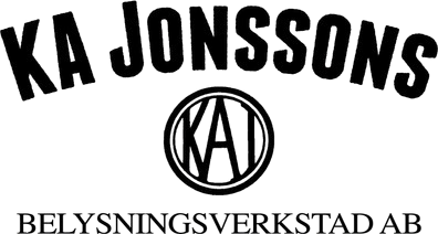Logga Ka Jonssons Belysningsverkstad